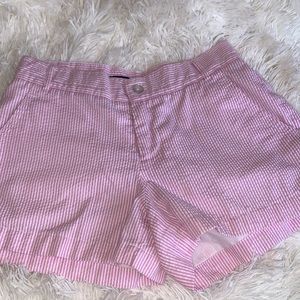Lauren James Pink Seersucker Shorts